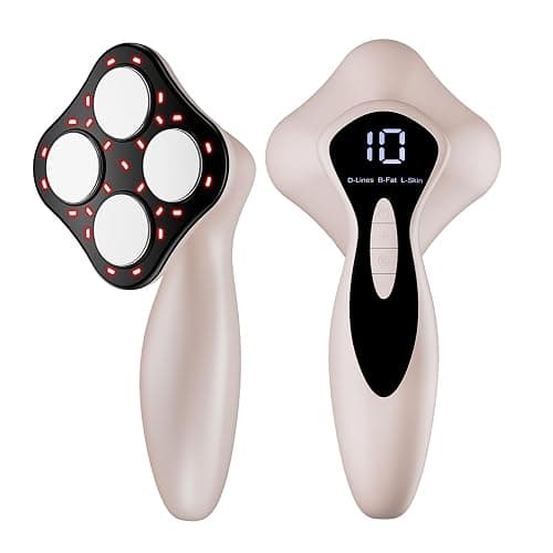 Massaggiatore Anticellulite Professionale, 3 in 1 Massaggiatore Anticellulite Elettrico Unisex per Vita, Pancia, Braccia, Glutei e Gambe (Oro Rosa) - Image 1