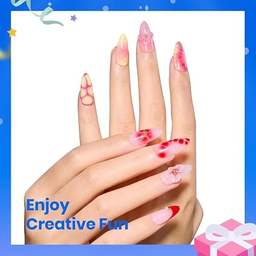 Beetles Blooming Gel 15ml Clear Uv Led Blossom Nails Gel Polish for Spreading Effect Marble Natural Stone Watercolor Floral Print Soak off Diy Nail Art Design Manicure Gift for Women thumbnail 5