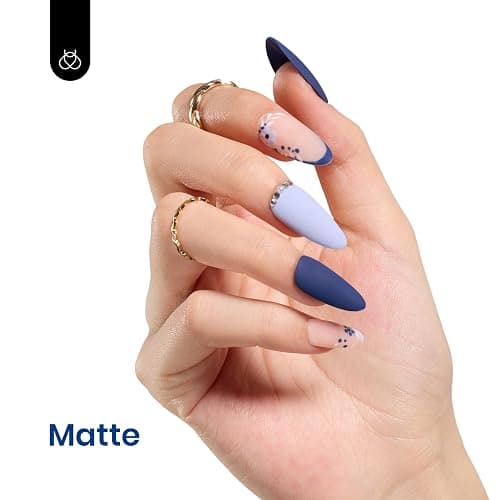 Beetles Gel Nail Polish 15 ml Midnight Navy Blue Solid Dark Blue Deep Color Soak Off LED UV Lamp DIY Decoration Manicure Art Design Salon at Home Gel Nail Gifts for Her thumbnail 5
