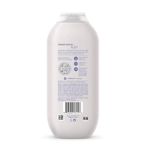 Method Body Wash, Simply Nourish, Shower Gel, Coconut, Rice Milk And Shea Butter Scent, Pack of 1, 532ml thumbnail 2