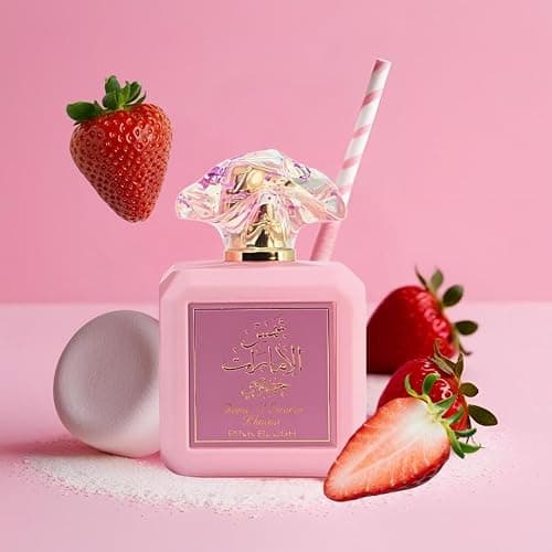 Ard al Zaafaran Pink Blush Shams Al Emarat Khususi, Marshmallow Blush Perfume For Women, Eau de Parfum - 100 ML (3.4 OZ) Romantic & Sweet Arabian Perfume - A Captivating Scent wrapped in Pink Bottle thumbnail 2