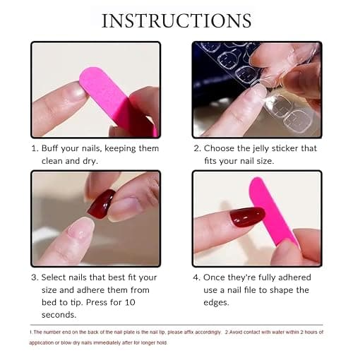 Medium Almond Press on Nails Pink Nails with White Polka Dot Designs Nails Press Ons Cute Artificial Gel Acrylic Glue on Nails Kit Stick on Nails for Women 24pcs thumbnail 8