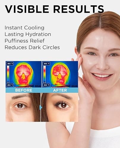 THESAEM Iceland Hydrating Eye Stick 0.24oz - Cooling Balm for Dark Circles and Puffiness – Under Eye Treatment - Reduce Wrinkles and Moisturizing - Minimize Dark & Puffy Eyes - Aqua Scent thumbnail 5