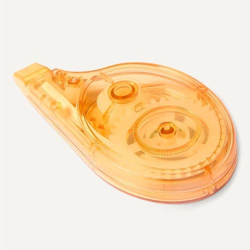 Amazon Basics White-Out Correction Tape with Dispenser, 39.3ft, 10-Pack, Fast, Clean and Easy to Use Tear-Resistant Tape Office or School Supplies, Green, Orange, Purple, Red, Blue thumbnail 5