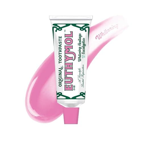 EUTHYMOL Whitening Toothpaste, Stain Removal in 2 Weeks | 3.7 fl oz | Whitening Toothpaste for sensitive Gum & Teeth, Stain Removal in 2 Weeks, Bad Breath, Cavity Prevention, Aluminum Tube - Image 1
