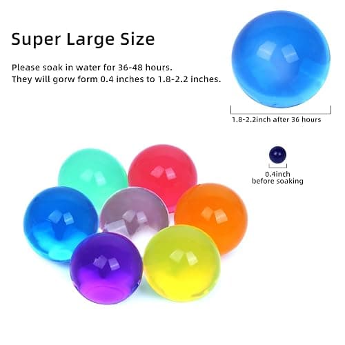 300,000Pcs Wate Beads for Centerpieces Vase Filler Beads for Soilless Planting, Fragrance Diffusion, Floating Candle Holding,Non-Toxic Beads for Wedding Centerpiece,Floral Decorations thumbnail 5