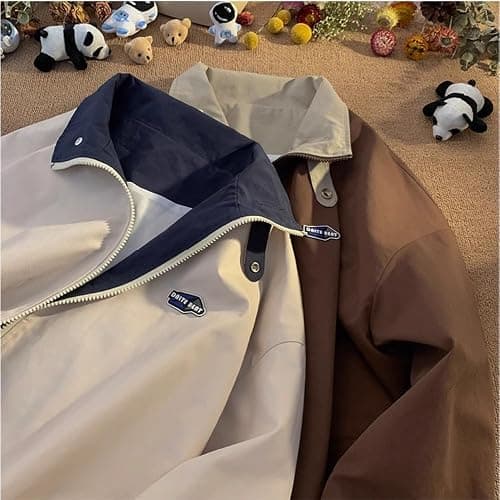 Hesaco Unisex Varsity Jacket, Letter Winter Jackets for Men and Women Streetwear Bomber Coats thumbnail 4