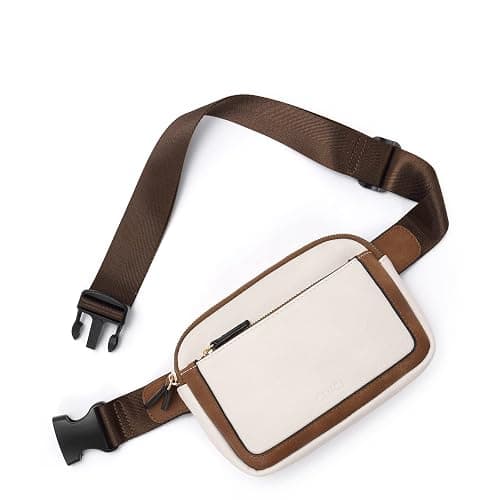 CLUCI Belt Bag for Women, Mini Everywhere Crossbody Waist Bag Adjustable Strap, Vegan Leather Women's Fanny Pack - Image 1