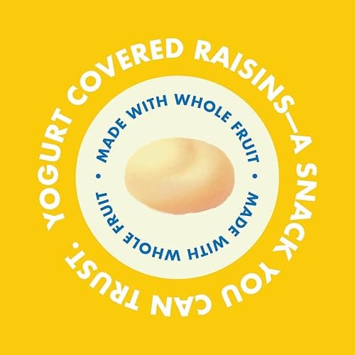 Sun-Maid Vanilla Yogurt Coated Raisins - (6 Pack) 1 oz Snack-Size Box - Yogurt Covered Dried Fruit for Lunches and Back To School Snacks thumbnail 7