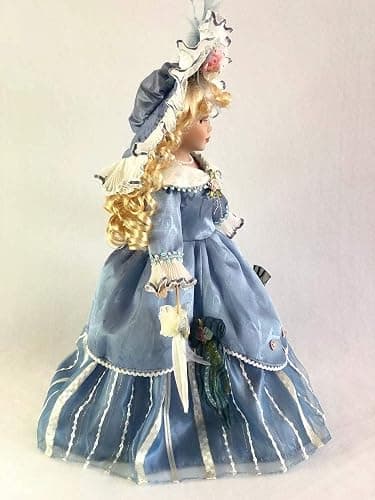 Jmisa 16" Porcelain Victoria Doll with Stand thumbnail 2