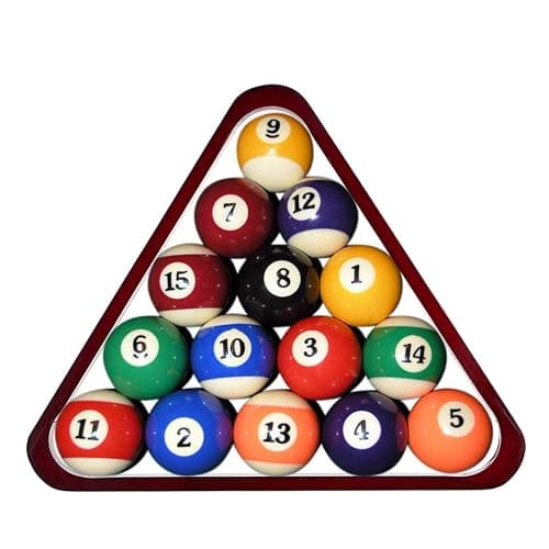 OwnMy Set of 2 Wooden Billiard Ball Rack Set, Vintage Solid Wood Billiard 8-Ball Triangle Rack & 9-Ball Diamond Rack Table Pool Ball Racks thumbnail 5