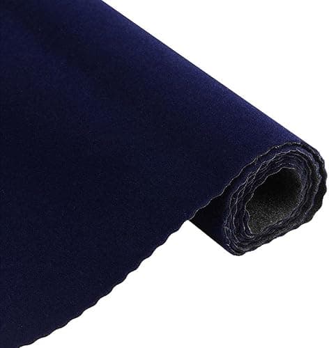 Self Adhesive Velvet Flock Backing Paper Liner for Jewelry Drawer 17.7" x 117" Craft Fabric Peel and Stick, Soft Velvet Liner for Drawer DIY thumbnail 2