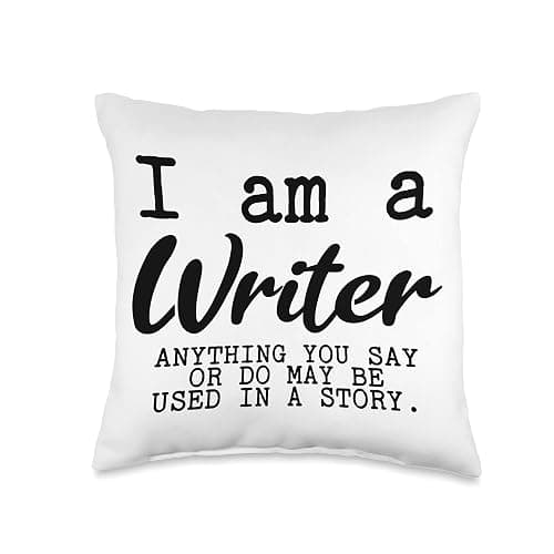Funny Author Gifts - I'm a Writer Poet Author Throw Pillow - Image 1