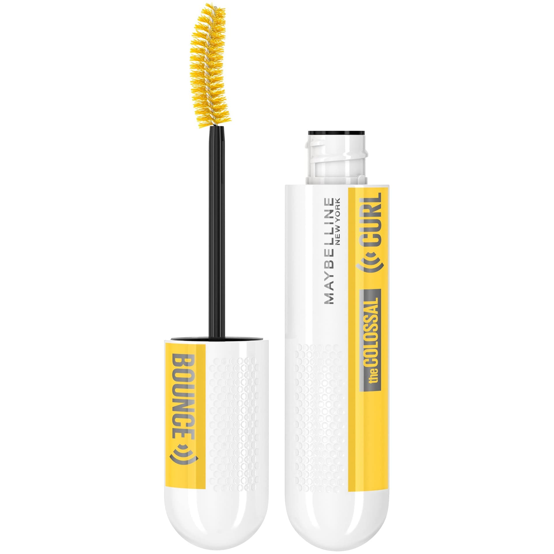 Maybelline New York Washable Mascara, Big Bouncy Curl Volume, Up To 24 Hour Wear, Clump Free, Colossal Curl Bounce, Blackest Black - Image 1