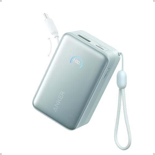 Anker Nano Power Bank, 45W 10,000mAh Portable Charger, iPhone Battery Pack (Green) - Image 1