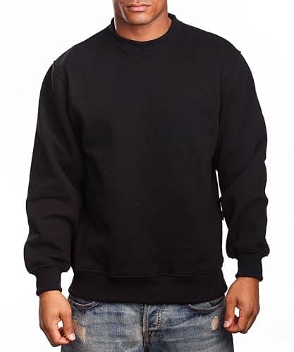 PRO 5 Mens Heavy Weight Fleece Crewneck - Image 1