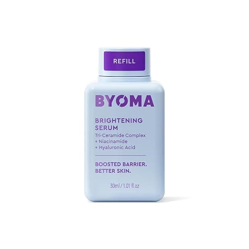 BYOMA Brightening Serum Refill - Barrier Repair Serum - Brightening & Hydrating Face Serum with Hyaluronic Acid, Niacinamide & Ceramides - Hyaluronic Acid Serum For Face - 1.01 fl. oz Refill - Image 1