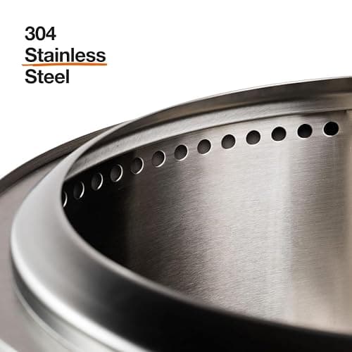 Solo Stove Bonfire 2.0 with Stand, 19.5 Inch Smokeless Fire Pit with Removable Ash Pan - Portable Outdoor Fire Pit - Stainless Steel Wood Burning Fireplace, Ideal for 4-6 People, 21.75 lbs, Ash thumbnail 5
