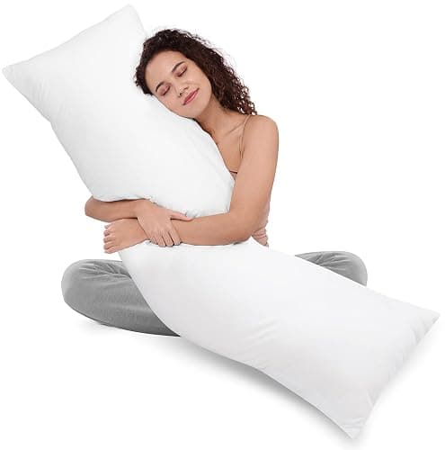 Utopia Bedding Full Body Pillow for Adults (White, 20 x 54 Inch), Long Pillow Insert for Sleeping, Ideal for Side Sleepers thumbnail 4