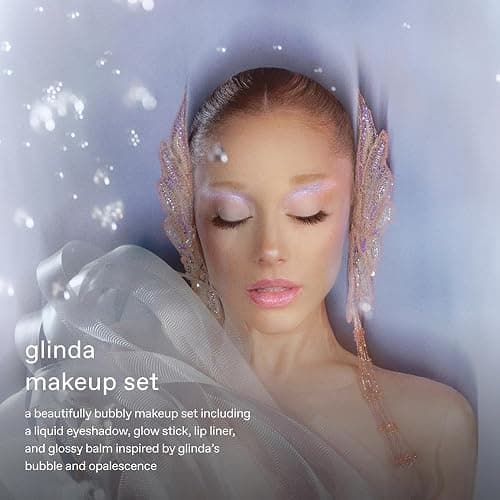 r.e.m. beauty Wicked: For Good | Makeup Set | Waterpoof Eye Shadow, All Over Glow Stick, Creamy Lip Liner, Glossy Lip Balm | 4 Full Size Products thumbnail 2