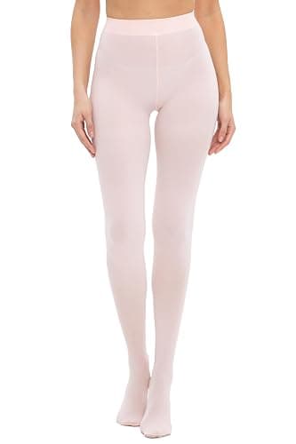 HeyUU Women's 80D Ultra Soft Opaque Tights, High Waist Solid Color Footed Pantyhose with 29 Colors thumbnail 2