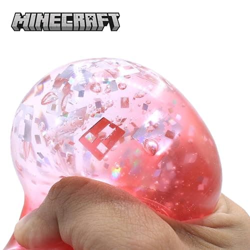 Just Toys – Minecraft Jelly SquishMe Blind Box Cube | Gold Sword or Pickaxe Inside thumbnail 6