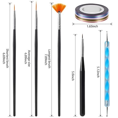 Artdone Nail Art Brush Set thumbnail 3