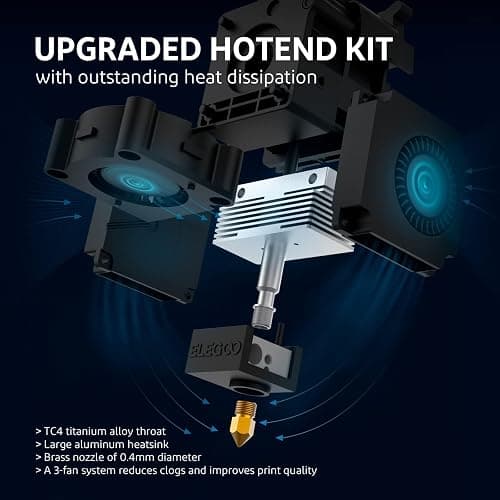 ELEGOO Neptune 3 Pro 3D Printer, Quick Assembly with Auto Leveling, Direct Drive Extruder, PEI Flexible Platform and Removable Touchscreen, 8.85x8.85x11 inch Printing Size thumbnail 7