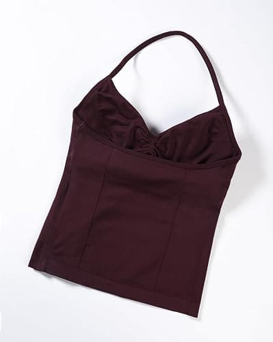 AUROLA Women's Influence Tank Top - Dark Cherry - S thumbnail 4