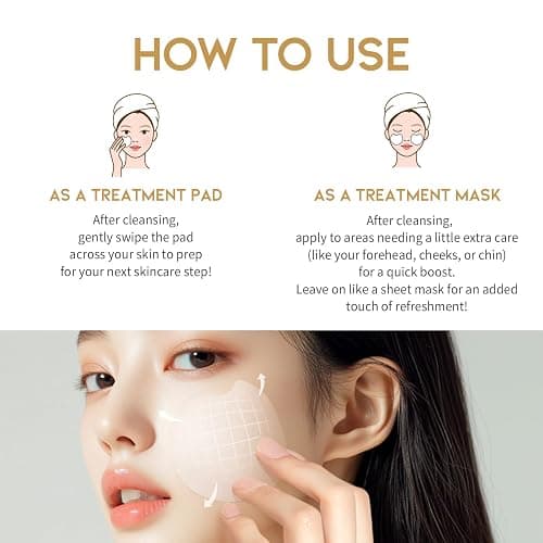 Toner Pads for Dry Dull Sensitive Skin Korean, #OOTD Retinol Ceramides Strengthen Skin Barrier Smoothing Hydrating, Toner Pad 70Pads 4.05oz 120ml thumbnail 7
