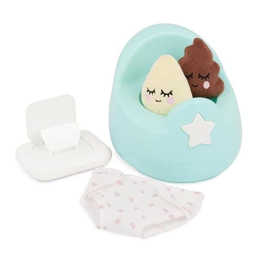 LullaBaby – Potty Training Accessory With 2 Sounds – 14-inch Baby Doll Accessories – Plushies, Diaper, And Pretend Wipes – Imaginative Play – Toys For Kids Ages 2 & Up – Baby Doll Potty Set - Image 1