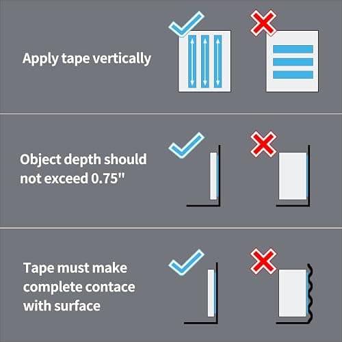 Art3d Double-Sided Mounting Tape (10FT), Multipurpose Removable Adhesive Foam Tape, Transparent, Household thumbnail 4