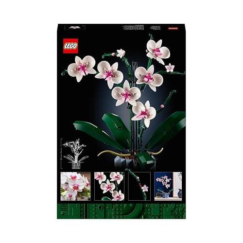LEGO Botanicals Orchid - Artificial Plant Set for Adults - Gift for Mothers incl. Faux Flowers and a Buildable Vase - Home Office Decor - Botanical Collection - 10311 thumbnail 9
