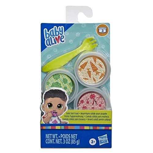Baby Alive Solid Doll Food Refill, Includes 3 Doll Foods, 1 Fork, Toy Accessories for Kids Ages 3 Years Old and Up thumbnail 3
