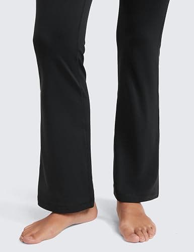 CRZ YOGA Butterluxe Flare Leggings 29"/30.5"/32"/33.5" - High Waist Bootcut Wide Leg Lounge Womens Yoga Pants with Pocket thumbnail 7