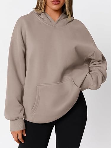 WYNNQUE Hoodies for Women Oversized Sweatshirts Fall Fashion Outfits 2026 Casual Sweaters Tops Fleece Workout Winter Clothes thumbnail 2