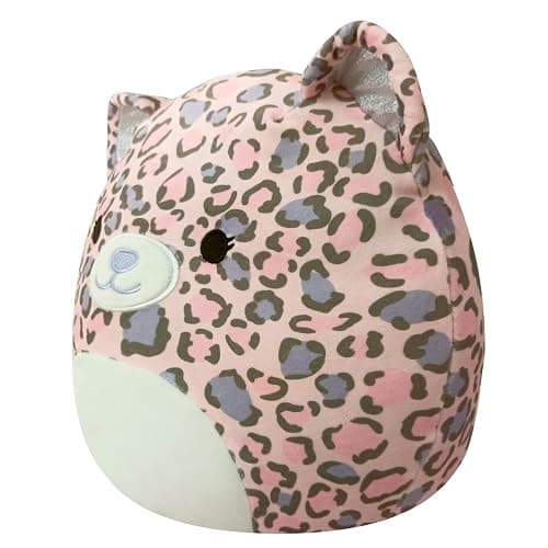 Squishmallows Original 12-Inch Dallas Pink and Purple Leopard - Medium-Sized Ultrasoft Official Jazwares Plush thumbnail 4