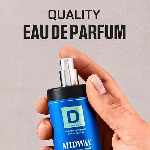 Duke Cannon Proper Cologne Midway | Men's Eau de Parfum | Citrus and Cedarwood | Fresh, Woodsy, Long-Lasting Scent | 1.7 fl oz thumbnail 2