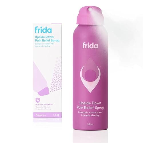 Frida Mom Anesthetic Spray, Hospital Strength Benzocaine and Glycerin for Instant Relief and Healing, Dermatologist Tested, with Aloe and Witch Hazel, Postpartum Essentials, 3.5oz - Image 1