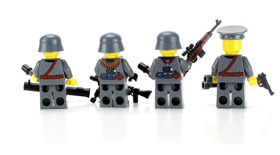 Battle Brick Collectible 1.6 Inches Tall Historical WW2 Soldiers Squad Collectible Minifigures | Genuine Military Minifig | Printed in the USA | Great Gift for Teen to Adult AFOL thumbnail 4