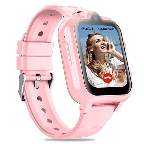 DDIOYIUR Smart Watch for Kids, 4G Phone Calling Text Messaging Child Phone Smartwatch with WiFi, Voice Video Chat, Bluetooth, Alarm, Pedometer, Wrist Watch for 4-16 Boys Girls Birthday Gifts. - Image 1