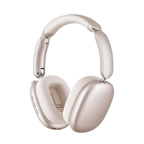 Wentronic Y02 Active Noise Cancelling Headphones,60H Battery,5 EQ Music Modes,Hi-Res Audio,Deep Bass,Foldable Wireless Over Ear Bluetooth 5.4 Headset,Breathable Leather Earpads (Starlight) - Image 1