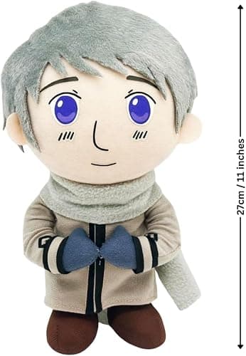 Hetalia Axis Powers Russia Plushie, Ivan Braginski, Stuffed Doll, Plush Decor, Game Gifts, Gaming, Beige, (27cm) thumbnail 2