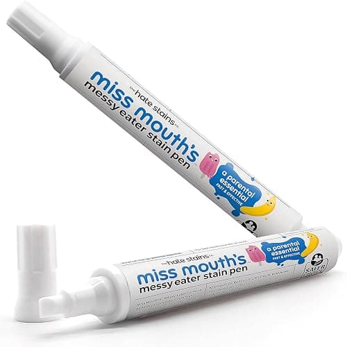 Miss Mouth's Messy Eater Stain Treater Pen - 2 Pack To Go Instant Stain Remover Pen - Newborn & Baby Essentials - On-The-Go & Travel Essentials - Image 1
