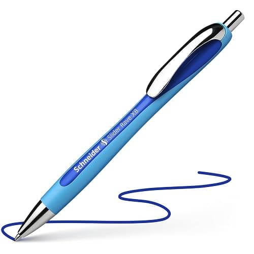 Schneider 132503 Slider Rave XB Kugelschreiber (Strichstärke: XB, dokumentenechte Mine, Made in Germany) 5 Stück, Schreibfarbe: blau thumbnail 6
