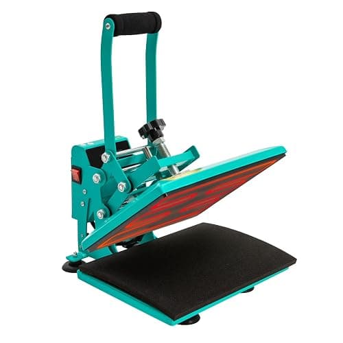 IOENC Heat Press Machine for T-Shirts,11.8 * 9 in Modern Portable Heat Press Machine with Adjustable Time& Temperature(0-752°F),700W Commercial Electric Heat Press Machine,Digital Sublimation Printer - Image 1