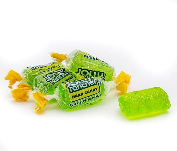 Hard Candy GREEN APPLE Original Flavor 1 lb - Bulk Bag, Individually Wrapped (74 Pieces) thumbnail 6