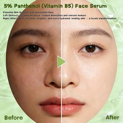 5% Panthenol (Vitamin B5) Face Serum | Sensitive Skin Barrier Support, Hydrating Soothing Serum for Dry Skin, Strengthen Skin Barrier & Soothe Redness, Fragrance-Free for Delicate & Acne-Prone Skin thumbnail 5