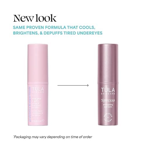 TULA Skin Care Spresso Energizing Eye Balm - Energizing & Hydrating Caffeine Under Eye Treatment for Dark Circles, Portable and Perfect to Use On-the-go, 0.35 oz. thumbnail 2