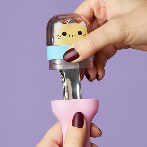 ZOKU Kids Pocket Utensil Set, Kitty - Stainless Steel Fork, Knife, and Spoon in Case - Portable Design for Travel, School, Picnics, Camping and Outdoor Home Use thumbnail 5